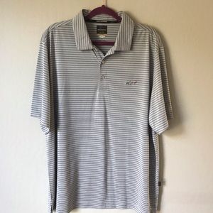 Greg Norman for Tasso Elba Striped Golf Shirt